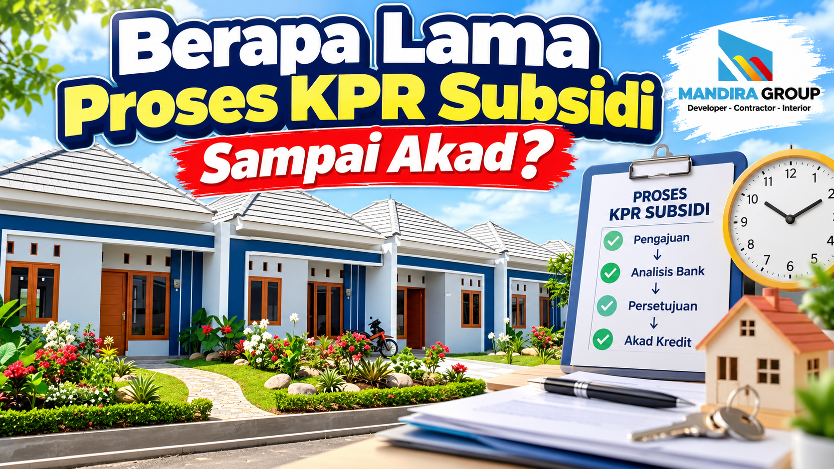 Berapa Lama Proses KPR Subsidi Sampai Akad