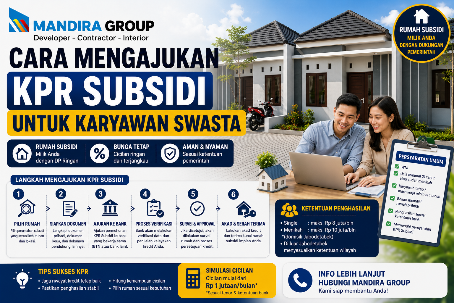 Cara Mengajukan KPR Subsidi untuk Karyawan Swasta