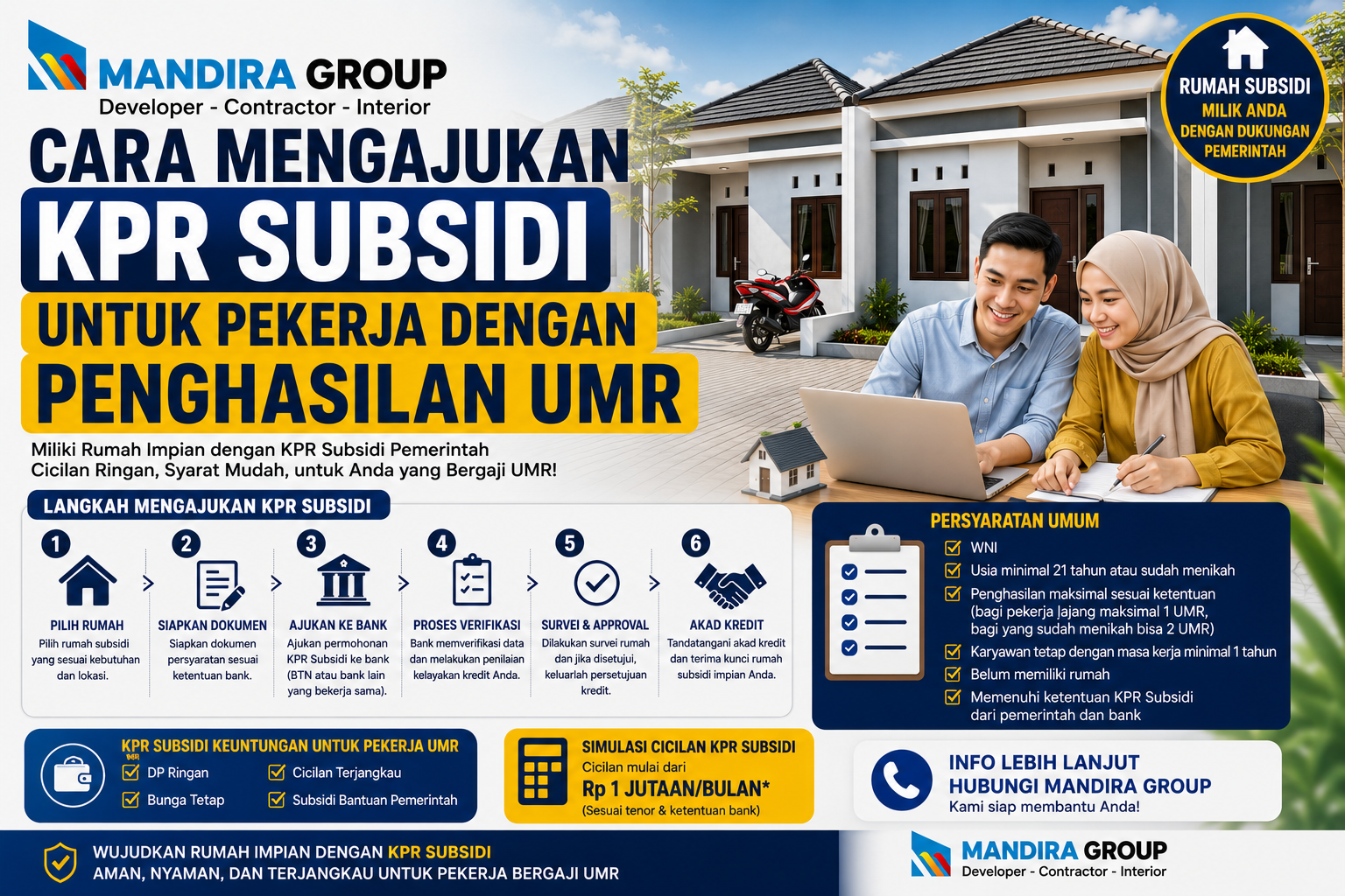 Cara Mengajukan KPR Subsidi untuk Pekerja dengan Penghasilan UMR