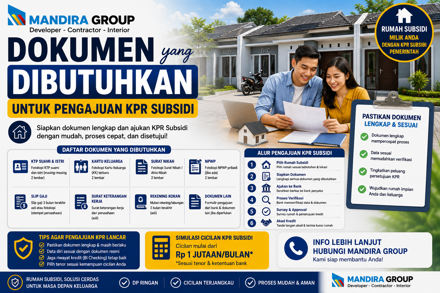 Dokumen yang Dibutuhkan untuk Pengajuan KPR Subsidi