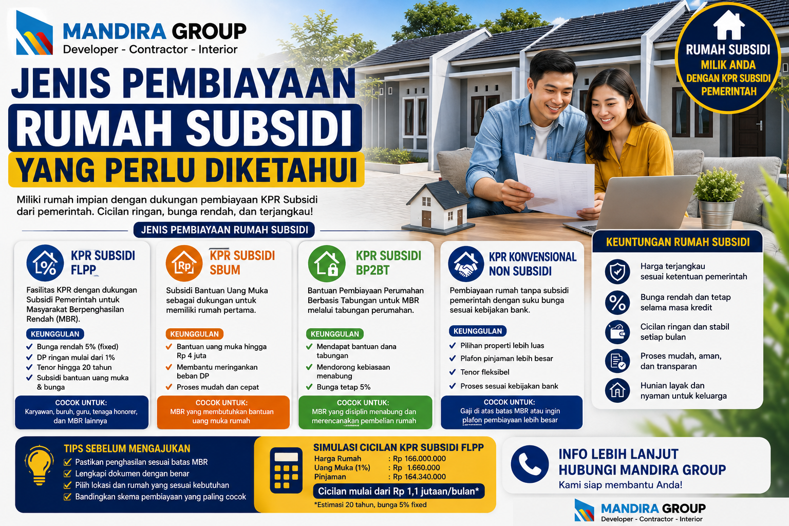 Jenis Pembiayaan Rumah Subsidi yang Perlu Diketahui