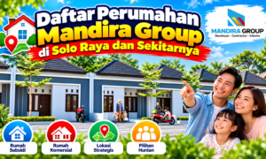 Daftar Perumahan Mandira Group di Solo Raya dan Sekitarnya