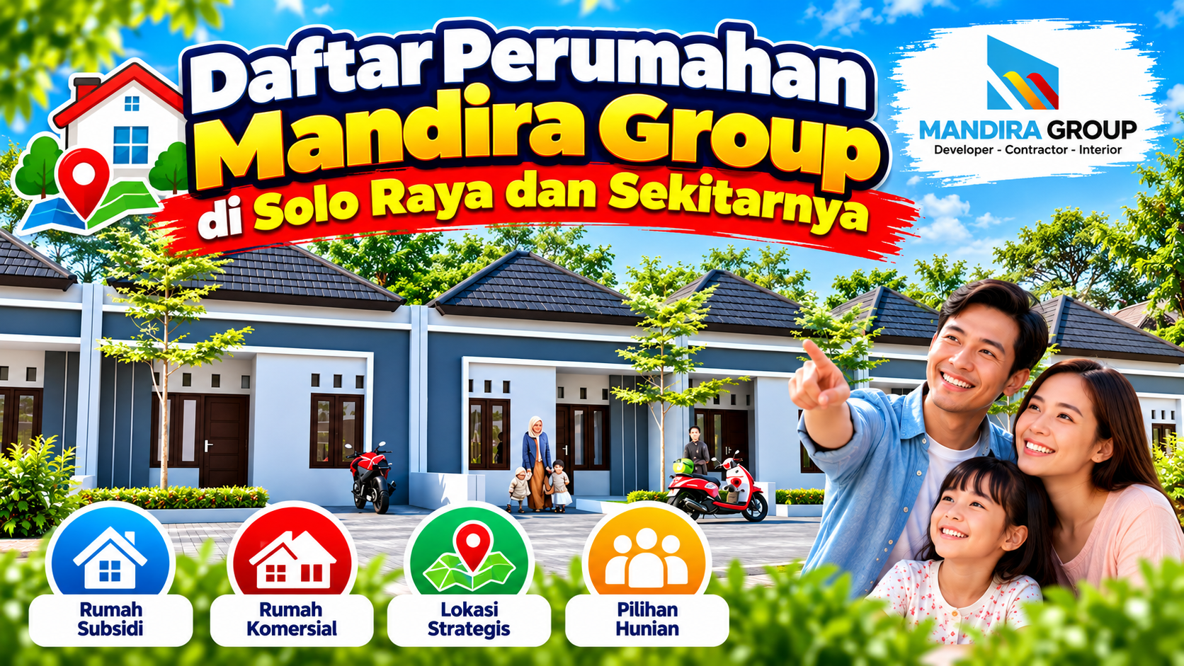Daftar Perumahan Mandira Group di Solo Raya dan Sekitarnya